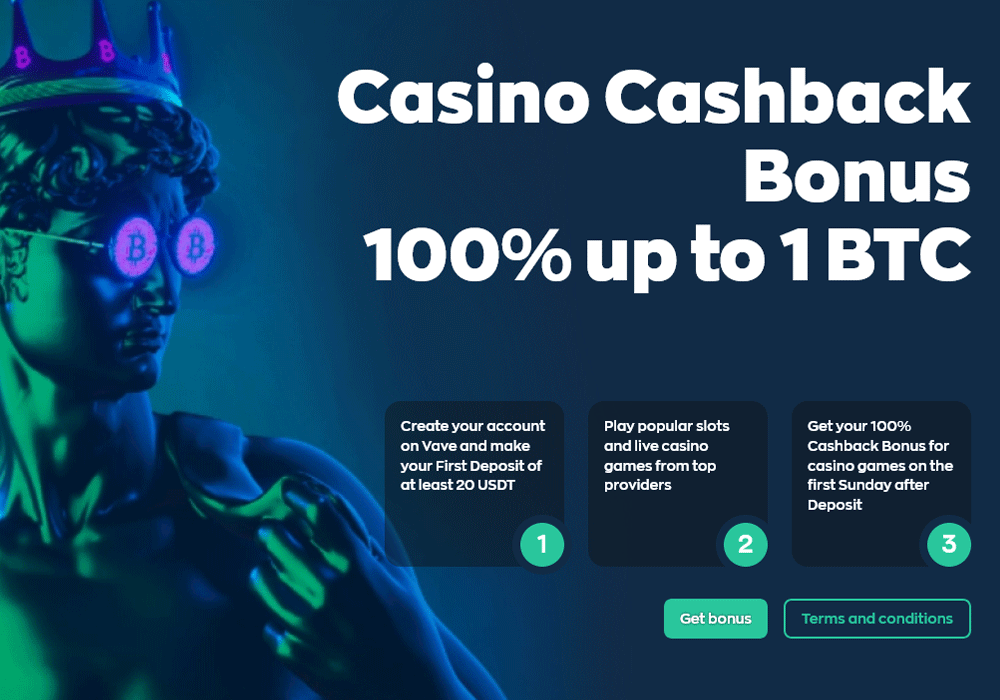 Casino Welcome Bonus on Vave