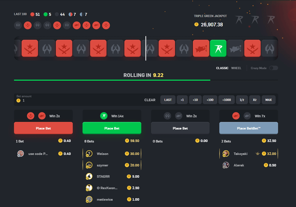 Roll / Roulette