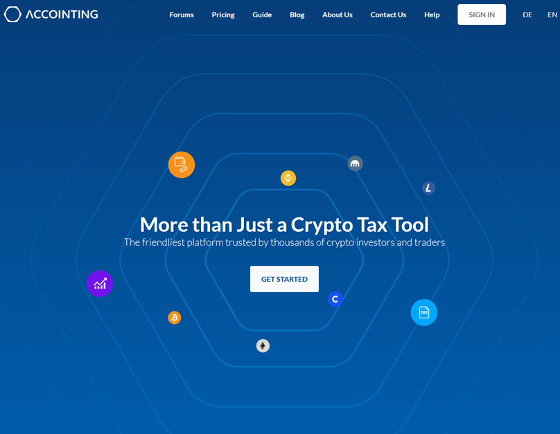 Accointing Homepage