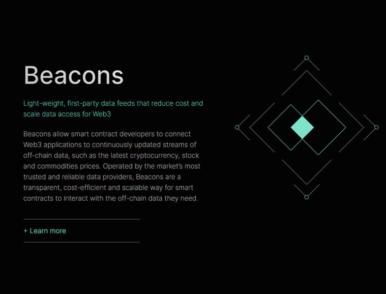 Beacons allow smart contract developers to connect Web3 applications