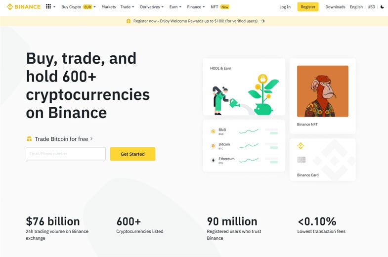 Binance Website