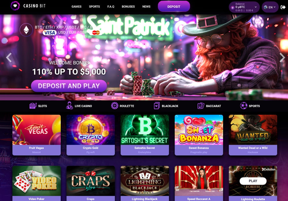 Casino Bit Homepage