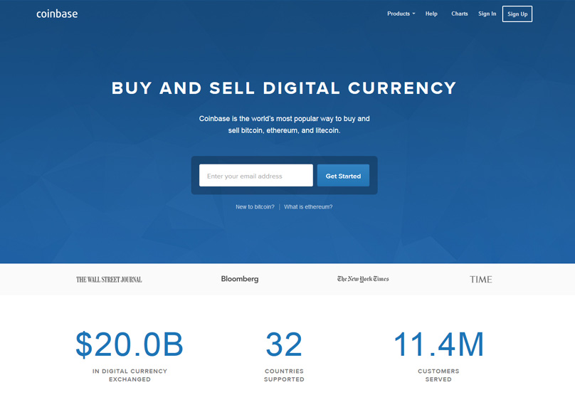 Coinbase Website