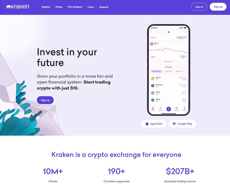 Kraken Website