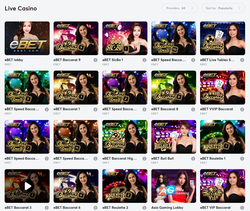 Live Casino Games