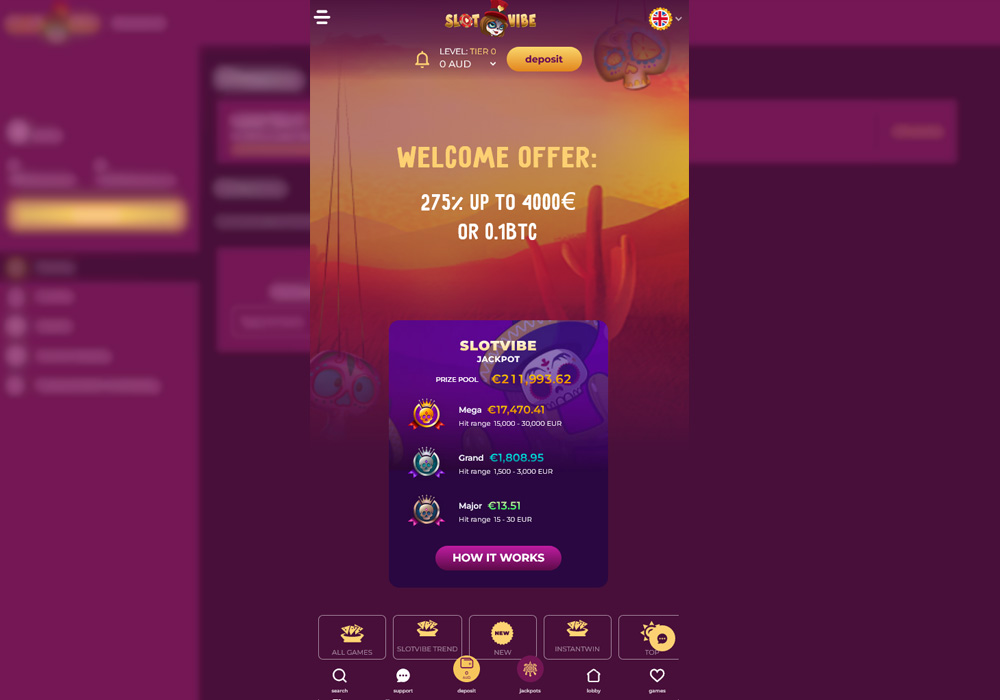 SlotVibe's Mobile Casino