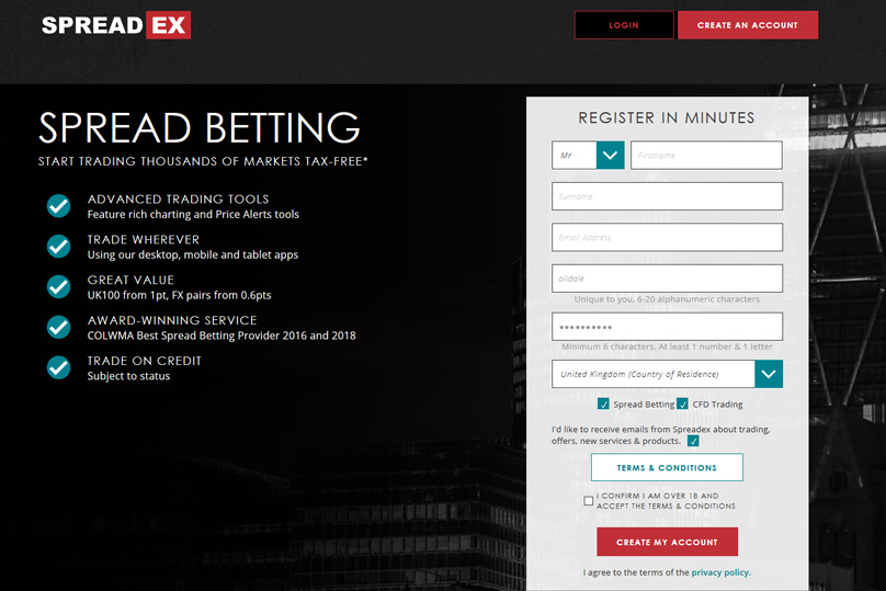 SpreadEx Spread Betting