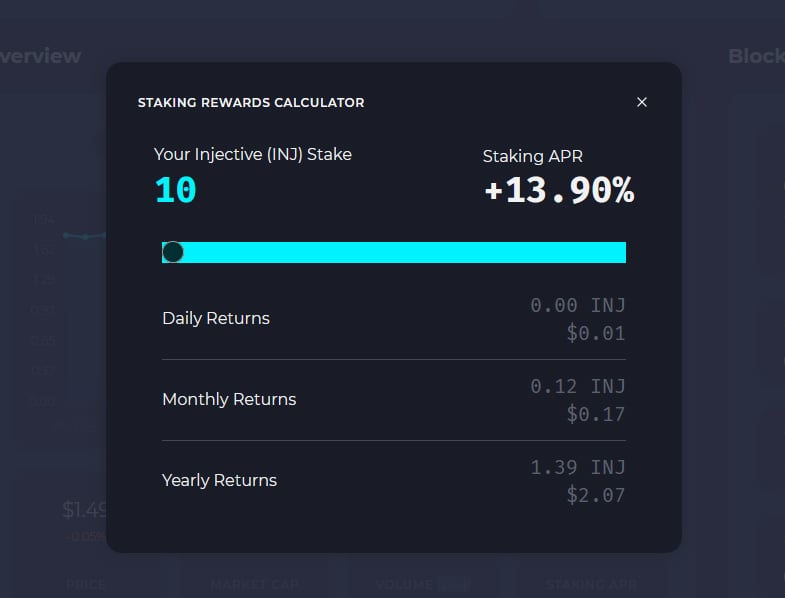 Injective Staking