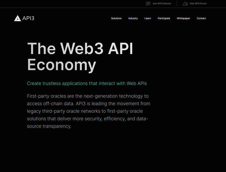 Create trustless applications that interact with Web APIs