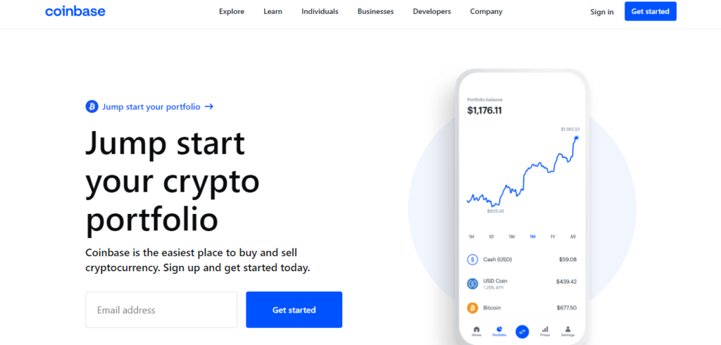 Coinbase Website